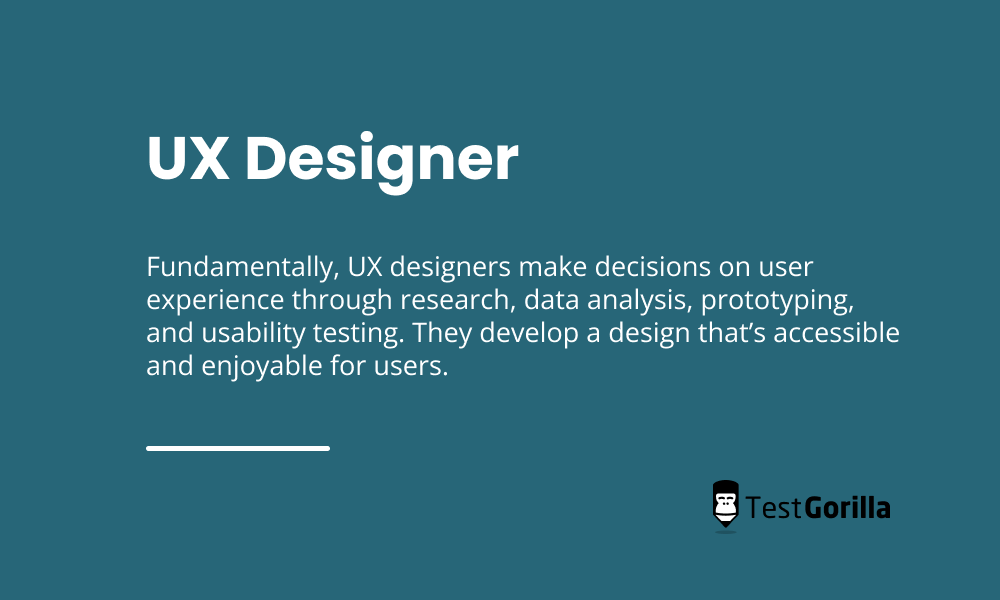 UX designer definition