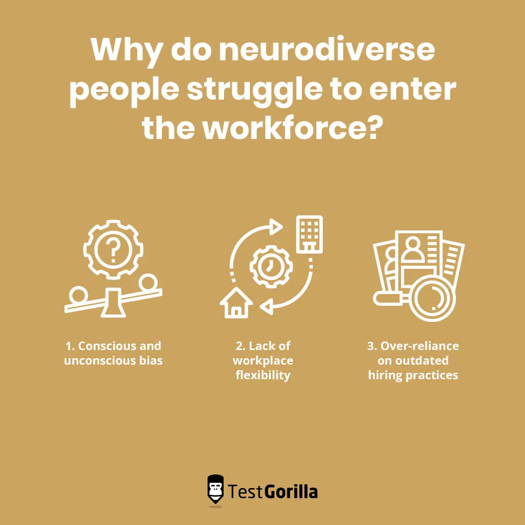 Why do neurodiverse people struggle to enter the workforce?