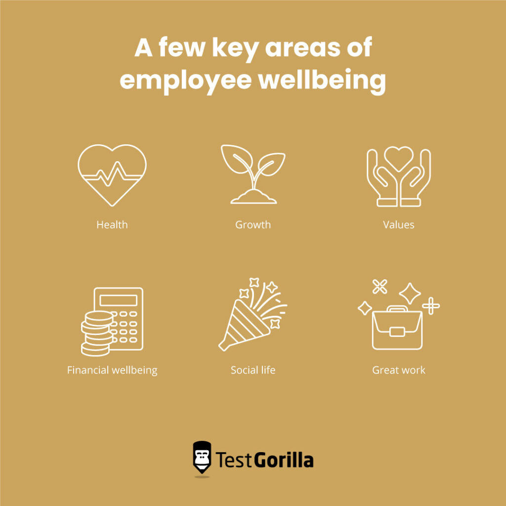 6 key areas of employee well-being