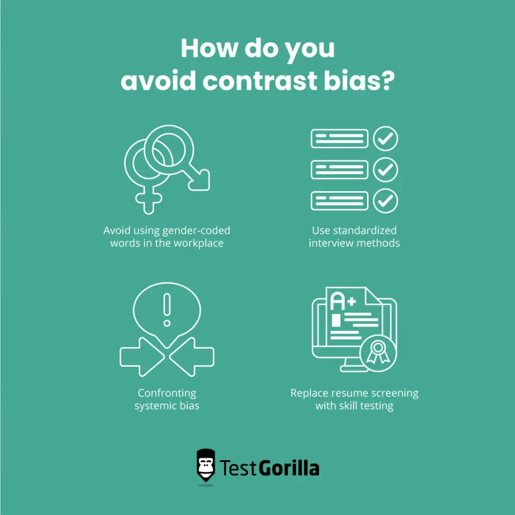 Avoid contrast bias