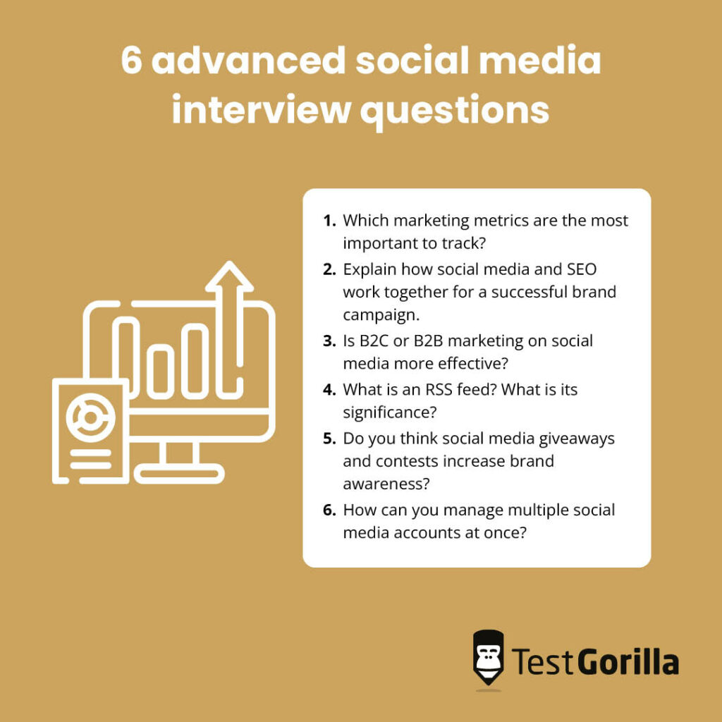 6 advanced social media interview questions