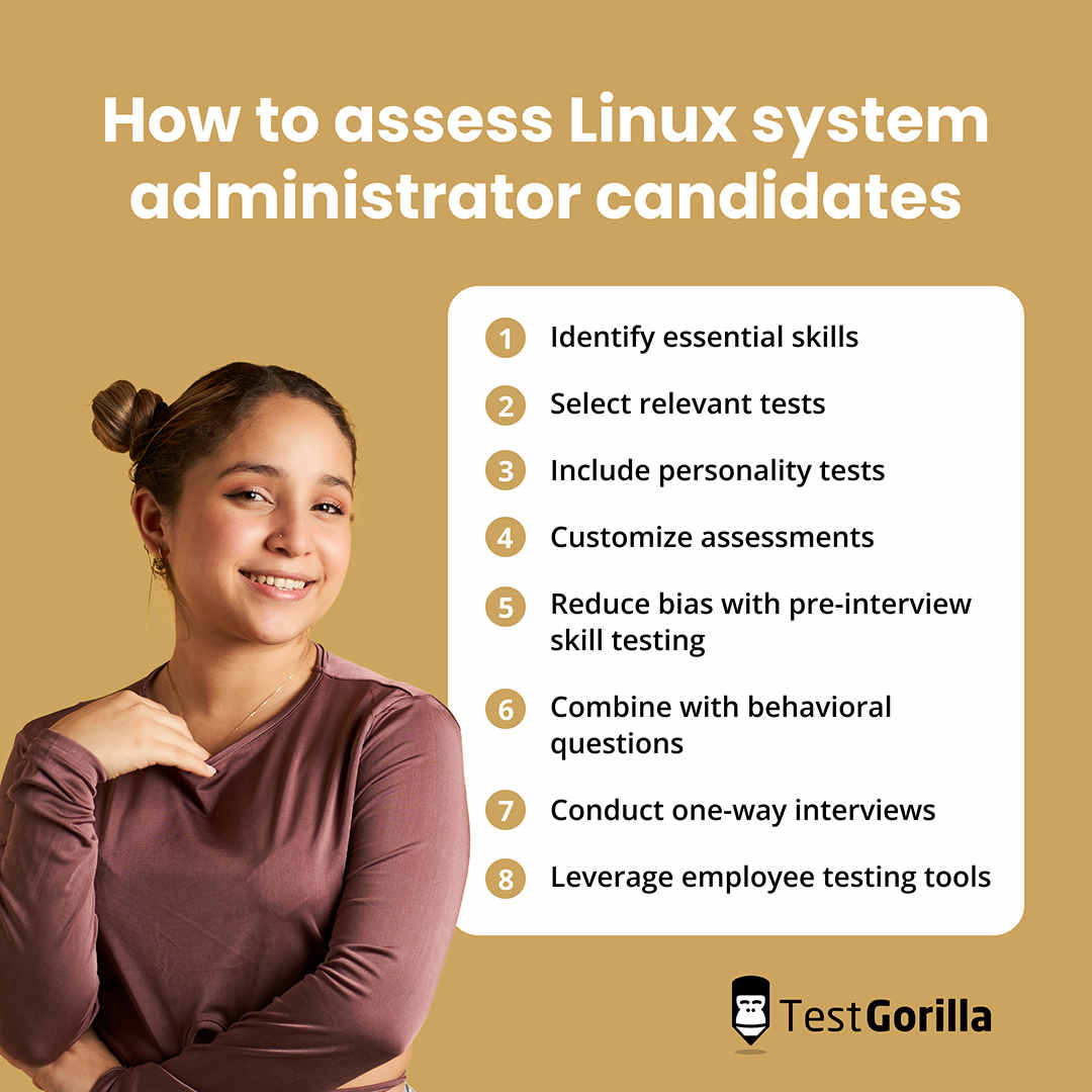 How to assess Linux system administrator candidates graphic