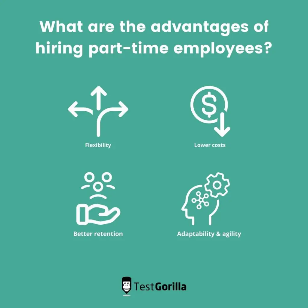 what are the advantages of hiring part-time employees