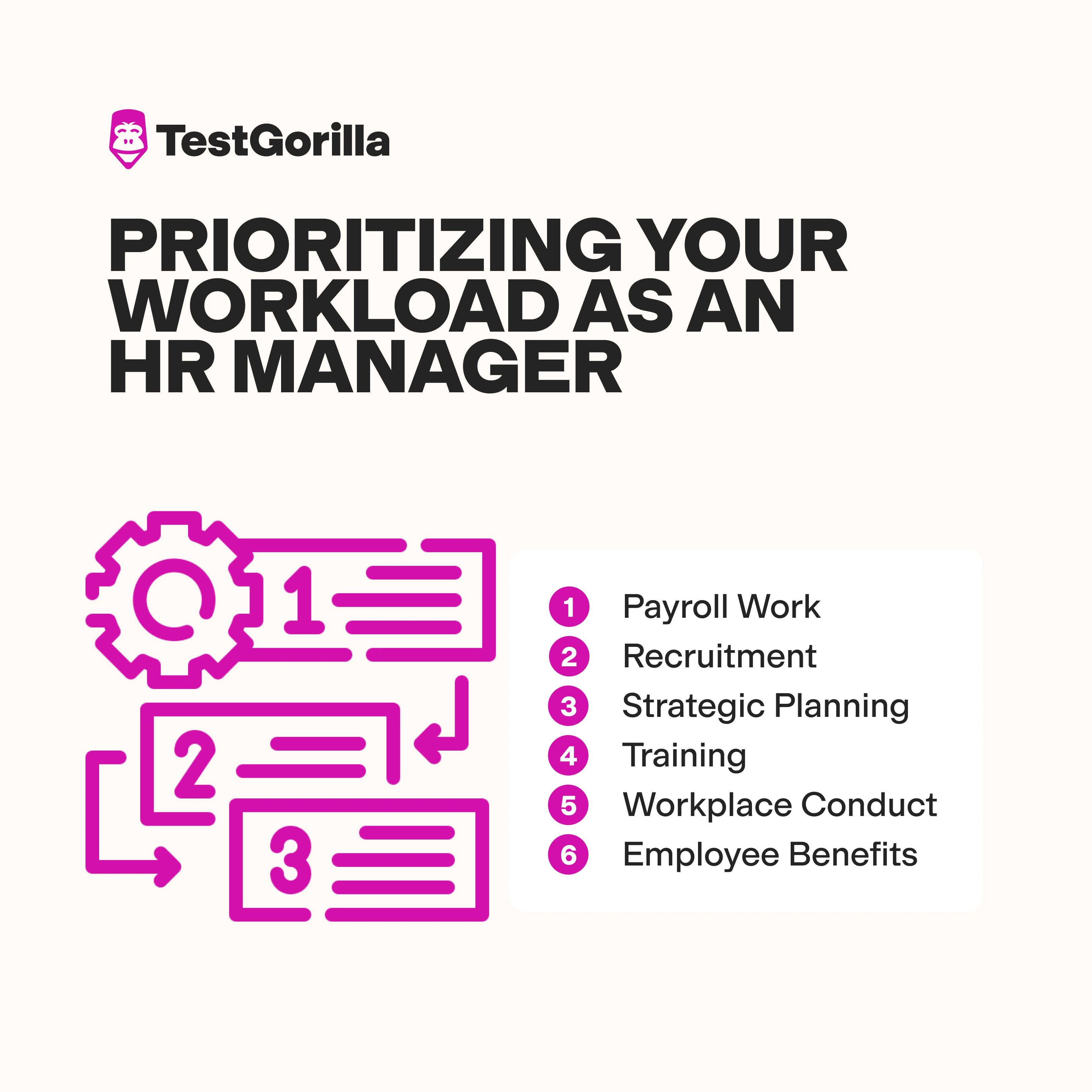 how do you prioritize your workload as an hr manager explanation