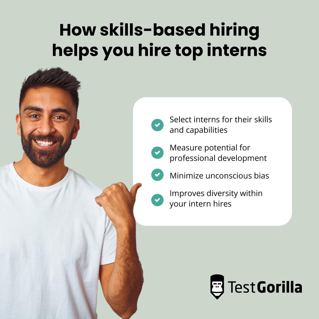 How skills-based hiring helps you hire top interns