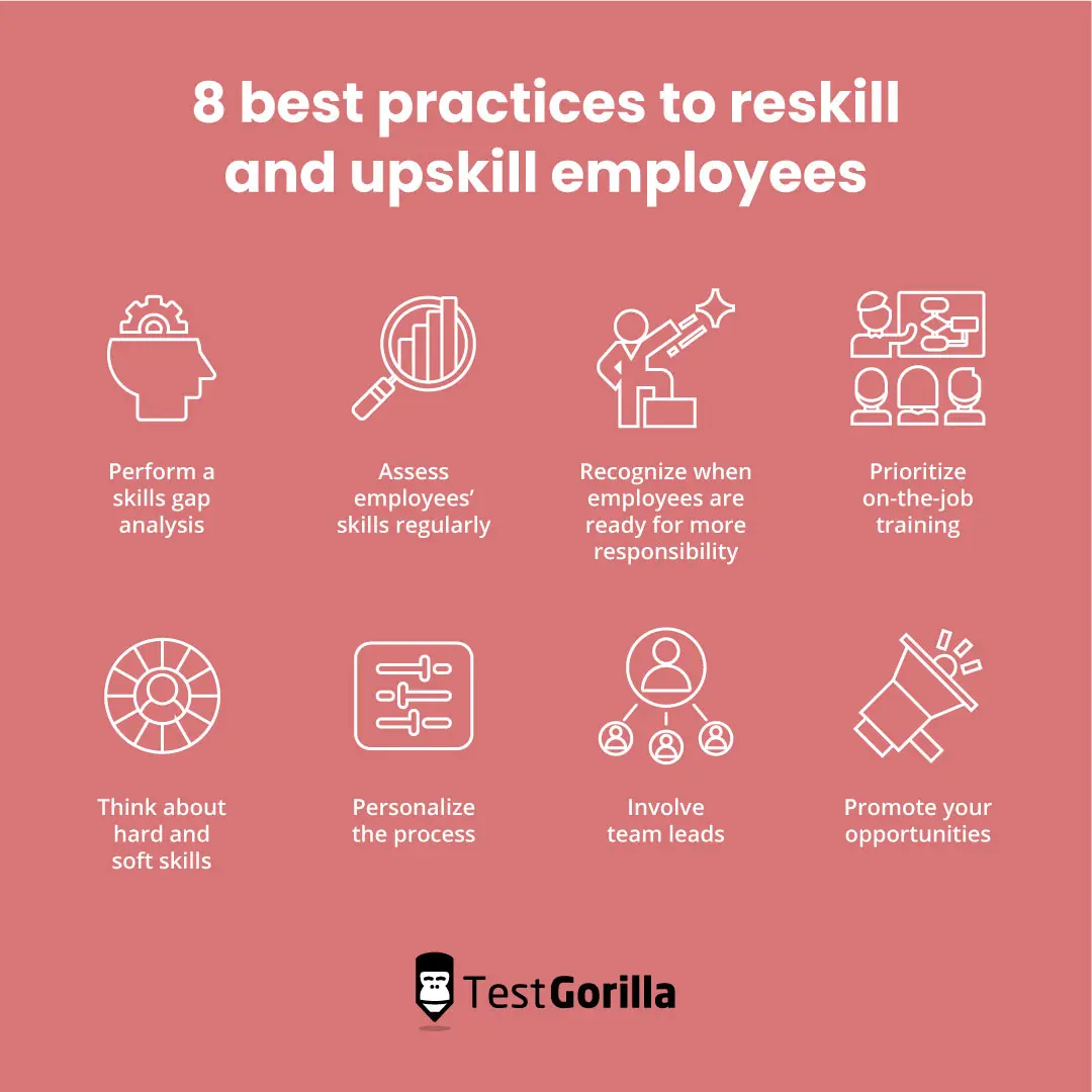 8 best practices to reskill and upskill employees