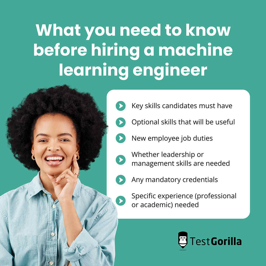 What you need to know before hiring a machine learning engineer graphic