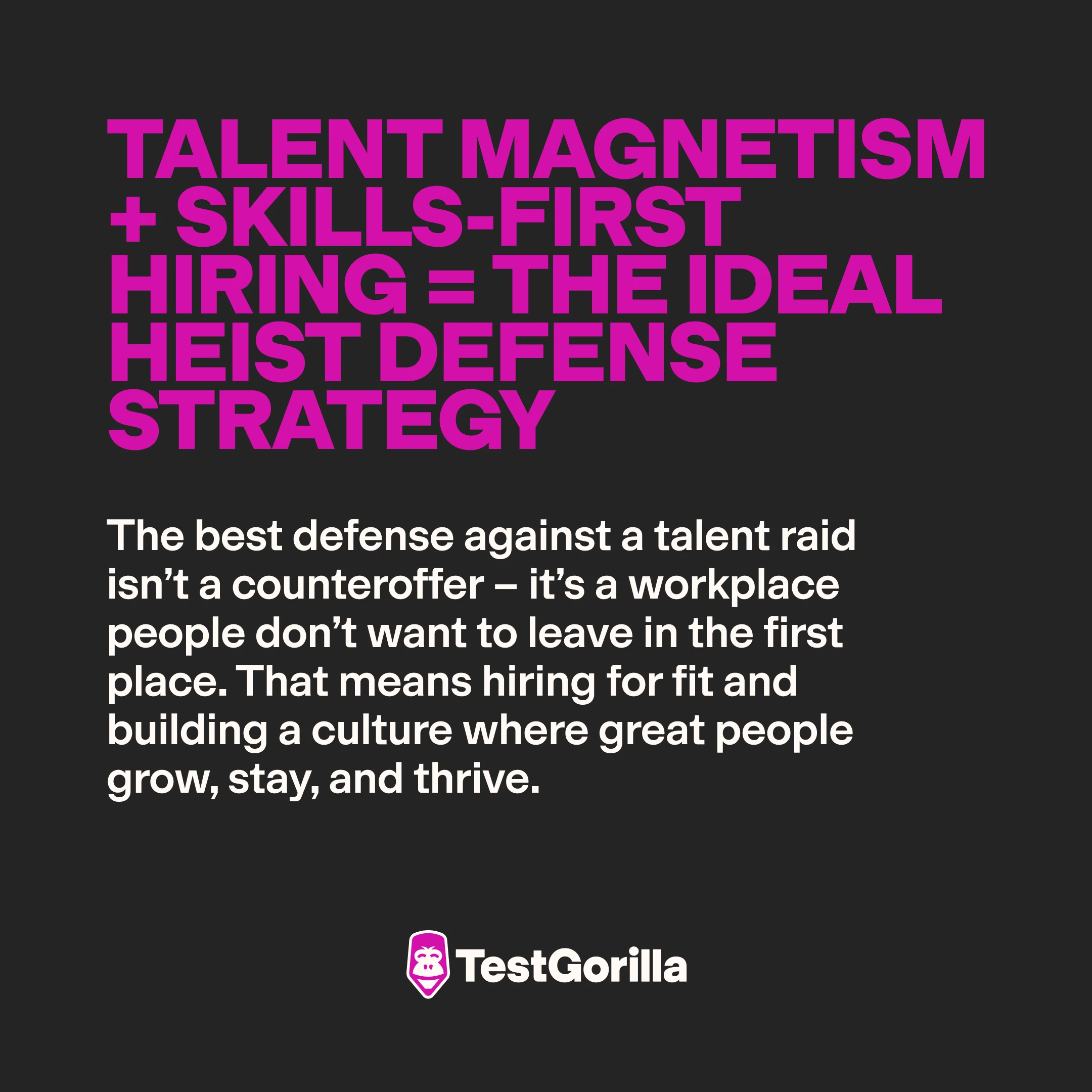 The ideal heist defense strategy graphic