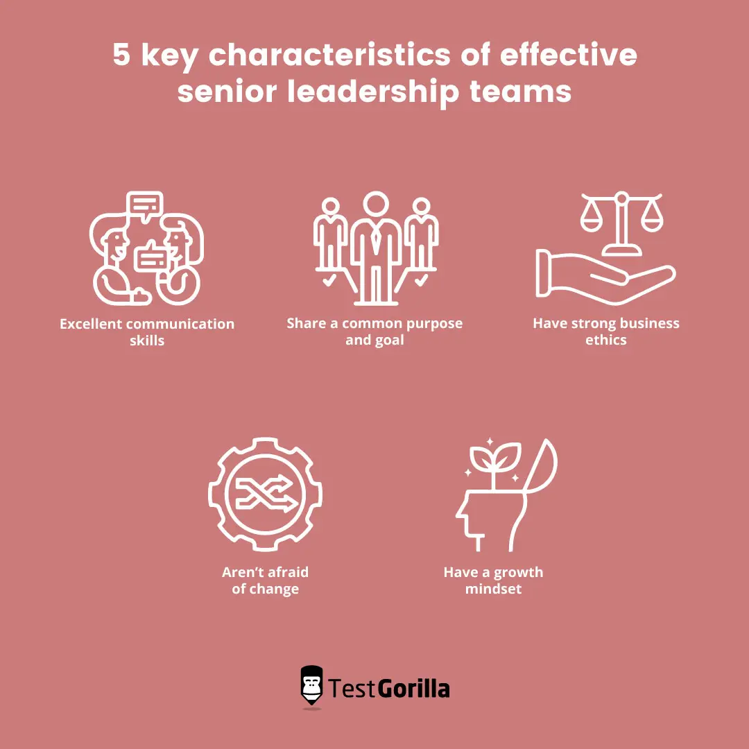The 5 key characteristics of an effective senior leadership team