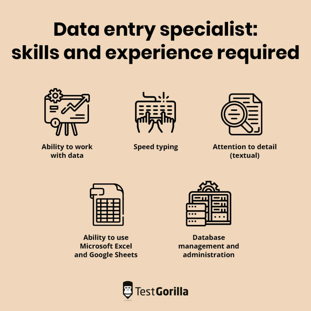 data entry specialist skills
