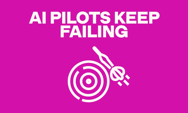 Blog thumbnail Why AI pilots keep failing