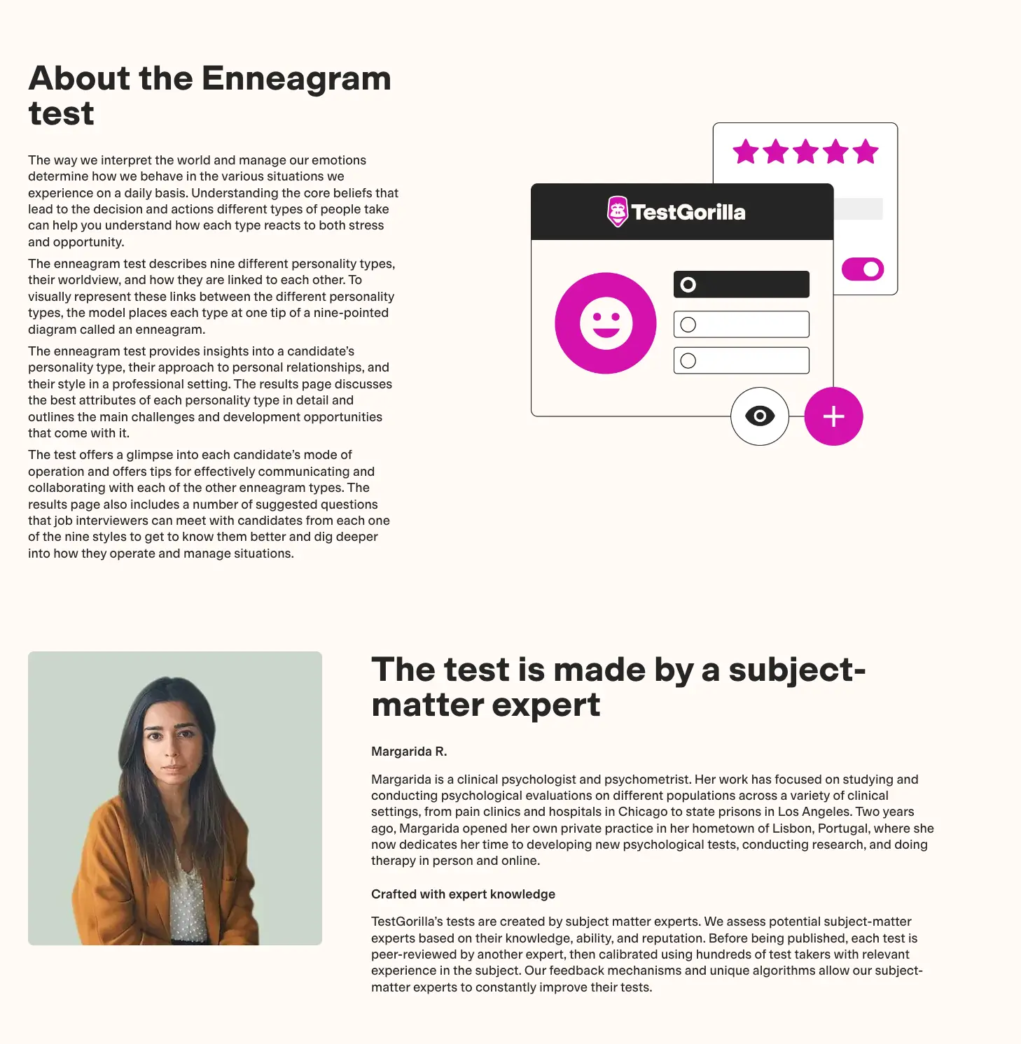 TestGorilla Enneagram test