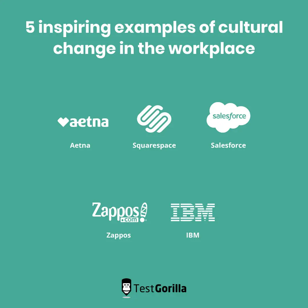 5 inspiring examples of cultural change in the workplace