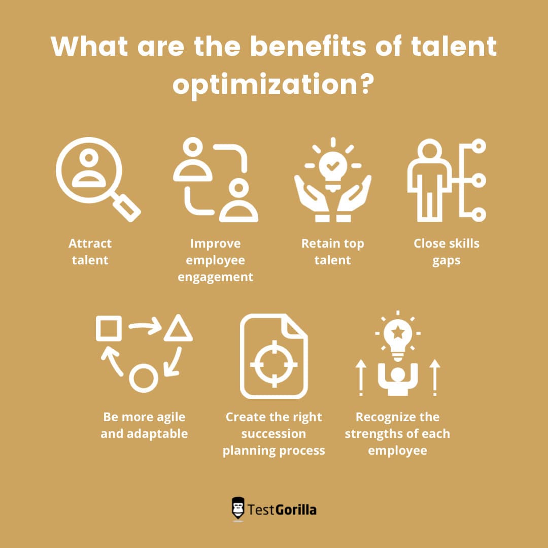 image showing the benefits of talent optimization