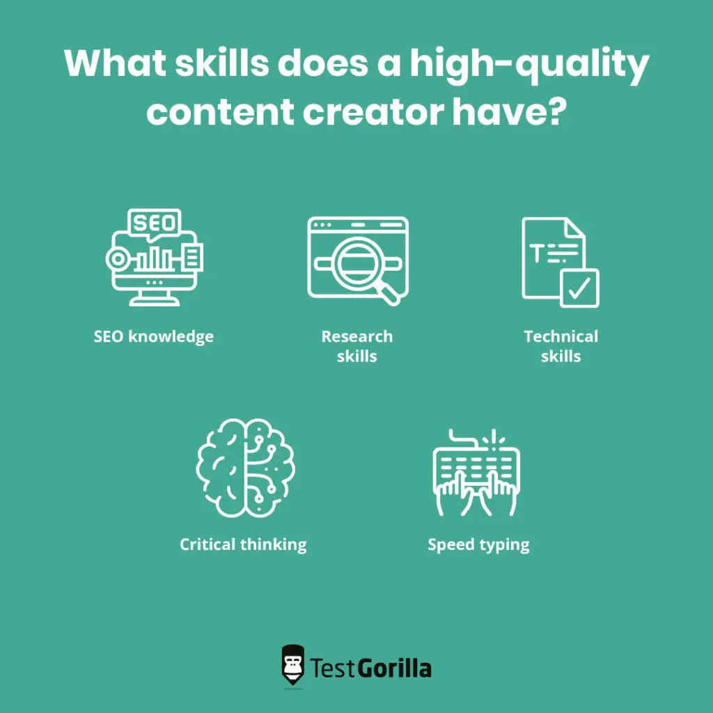 Skills high-quality content creator 