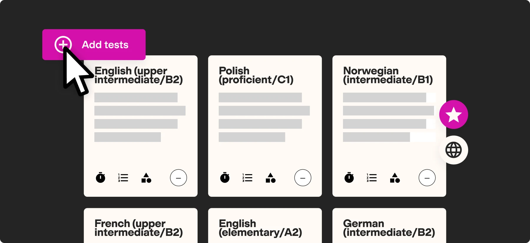 Testez vos compétences linguistiques avec TestGorilla