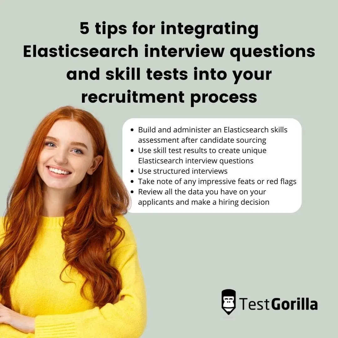 5 tips for integrating Elasticsearch interview questions and skill tests into your recruitment process