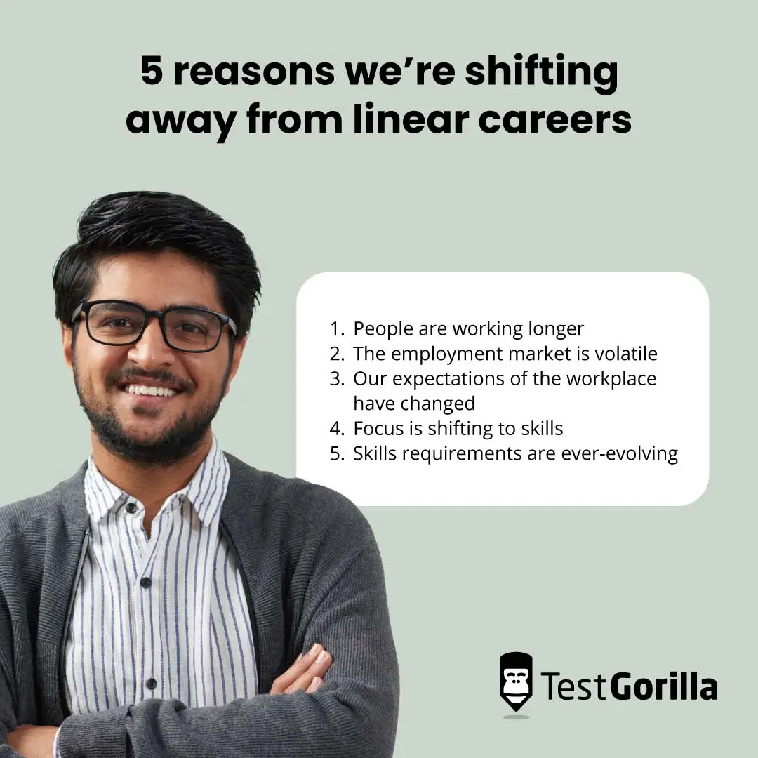 5 reasons we're shifting away from linear careers
