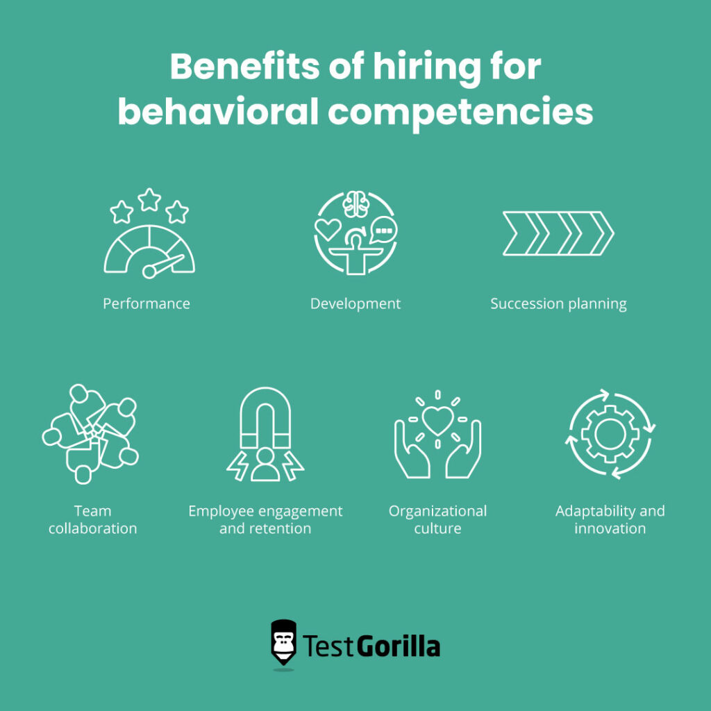 Benefits of hiring for behavioral competencies