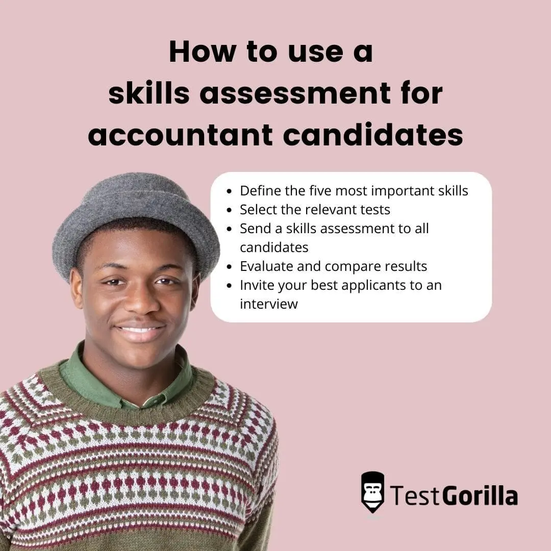 how to use a skills assessment for accountant candidates