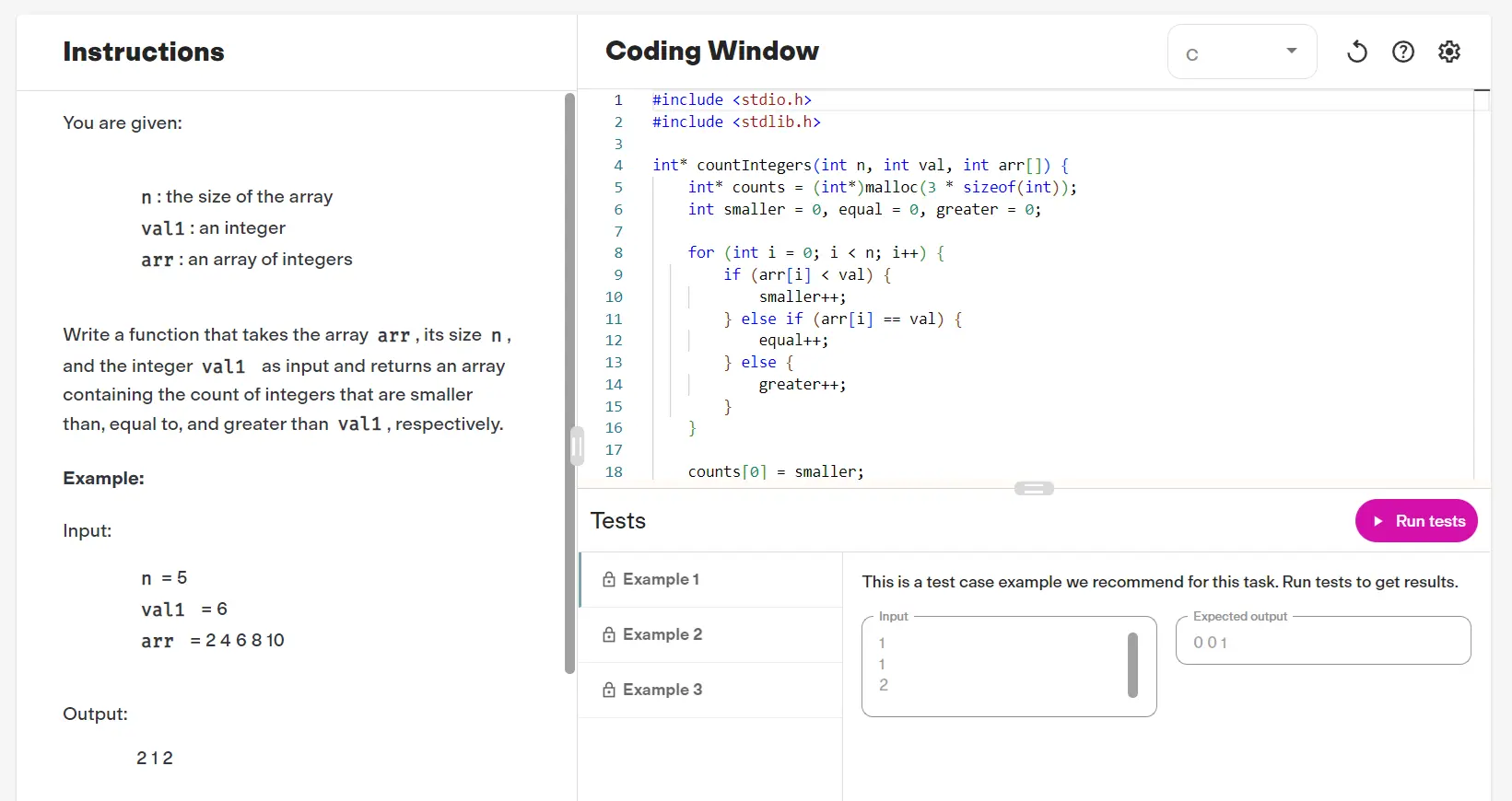  A preview question from TestGorilla’s Java online test, an employee selection method.