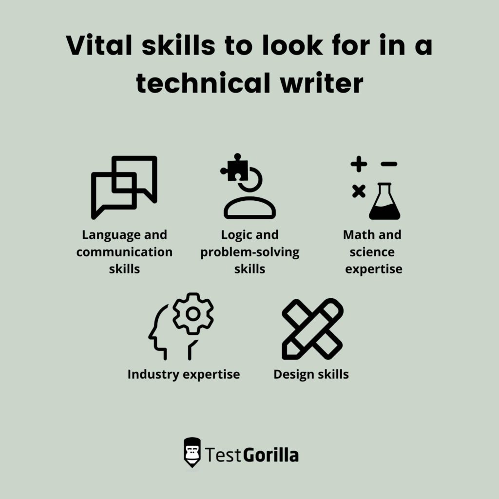 vital skills to look for in a technical writer