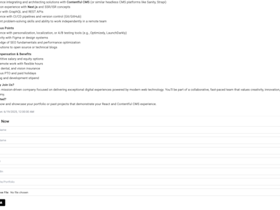 Job Submission Portal