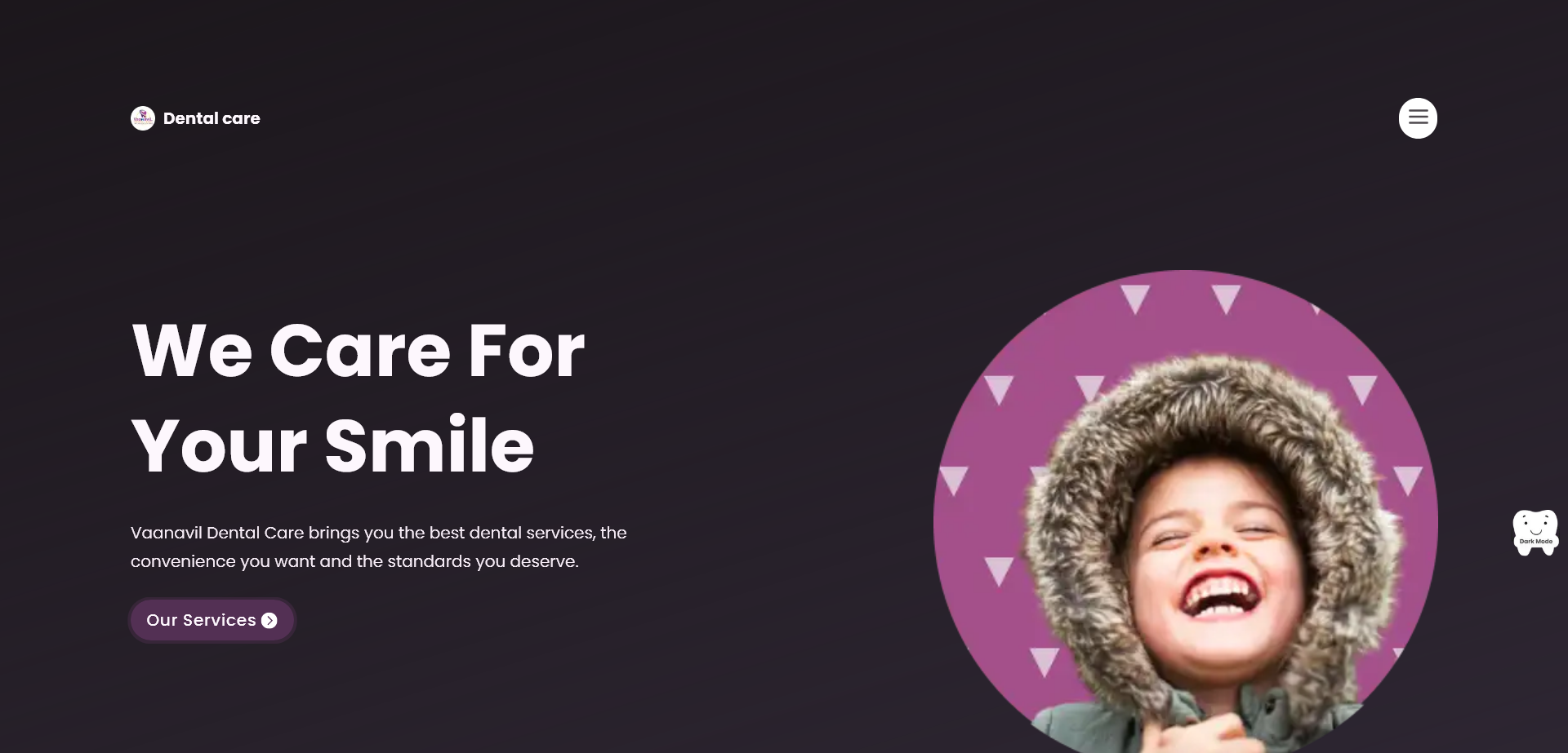 Vaanvil Dental Care website thumbnail