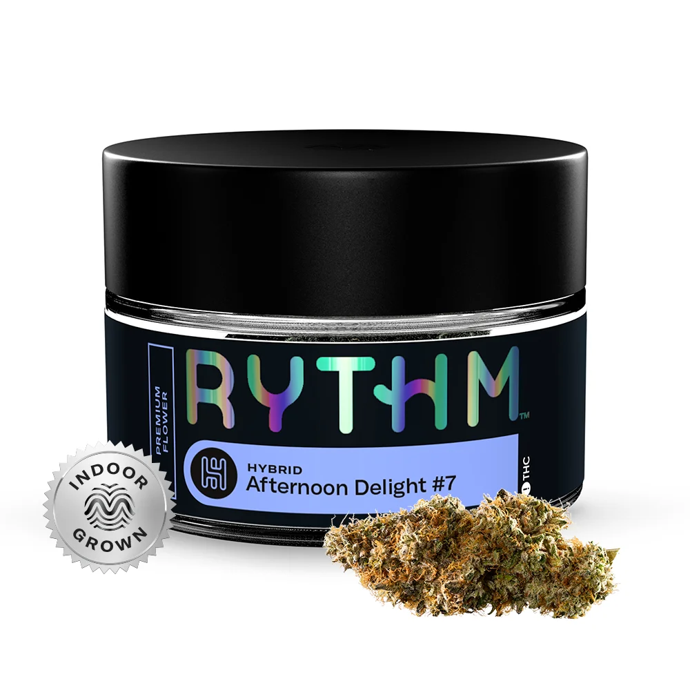 RYTHM-Flower-HYBRID-AfternoonDelight7-Jar-3-5g-Img1