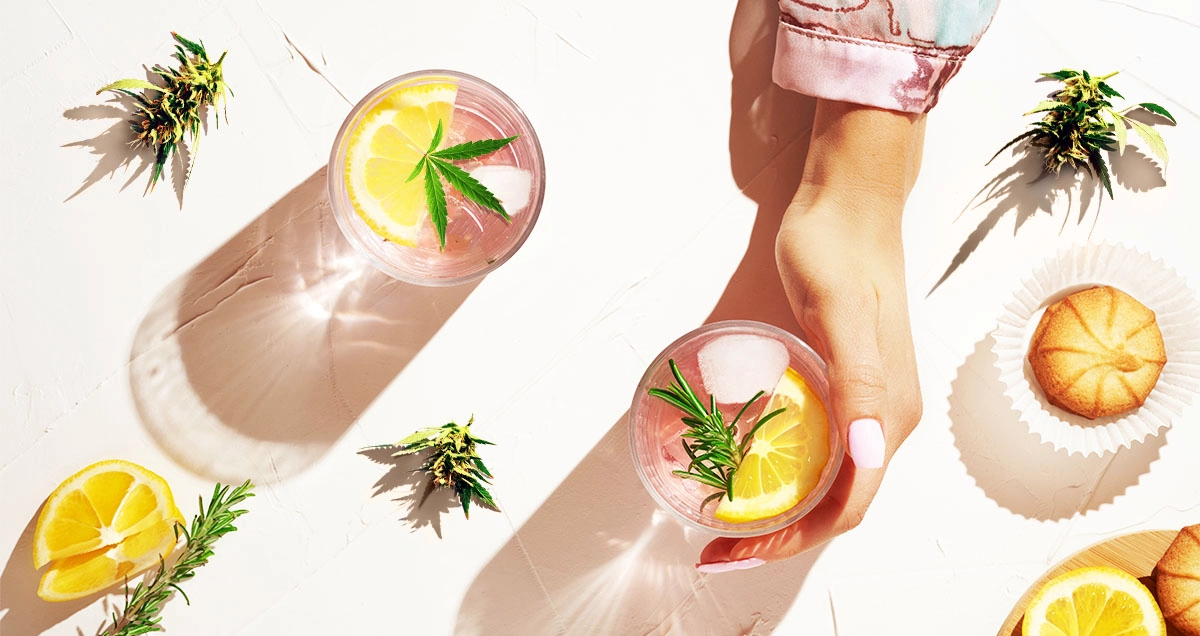 Ocimene & Fresh Peach Iced Tea  