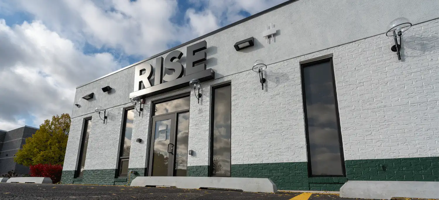 Licensed cannabis dispensary storefront in Illinois