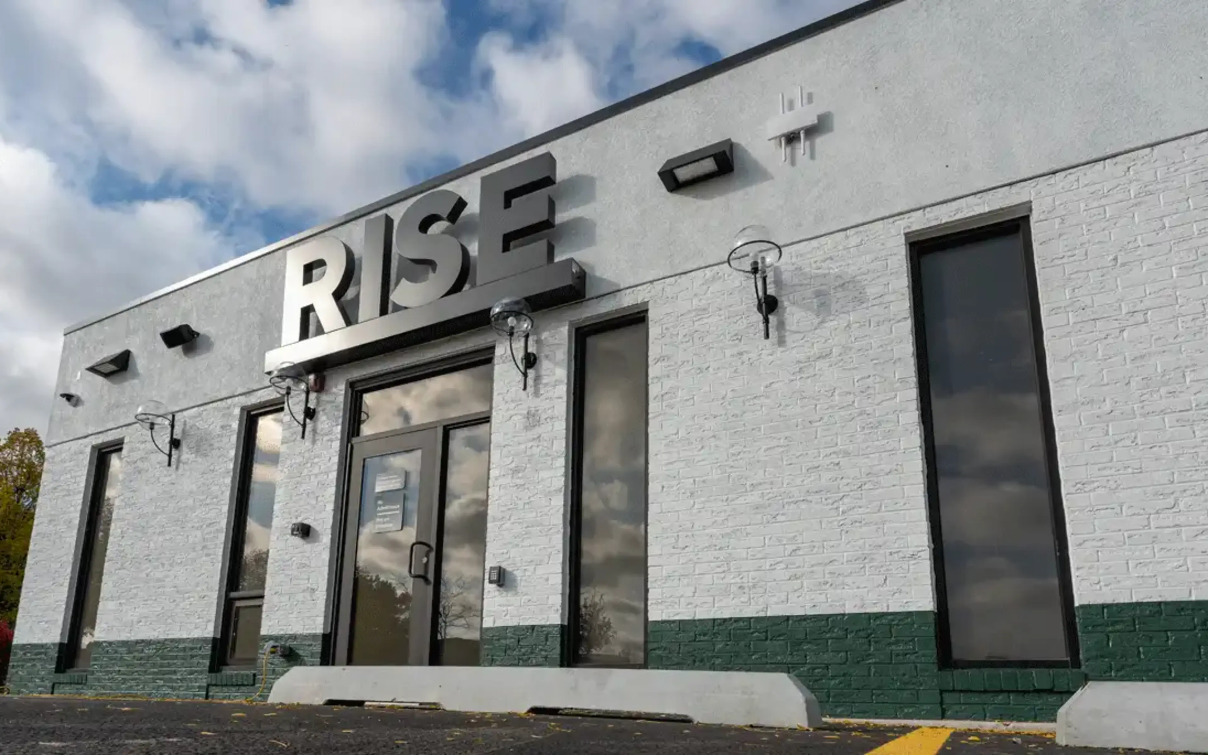 Licensed cannabis dispensary storefront in Illinois