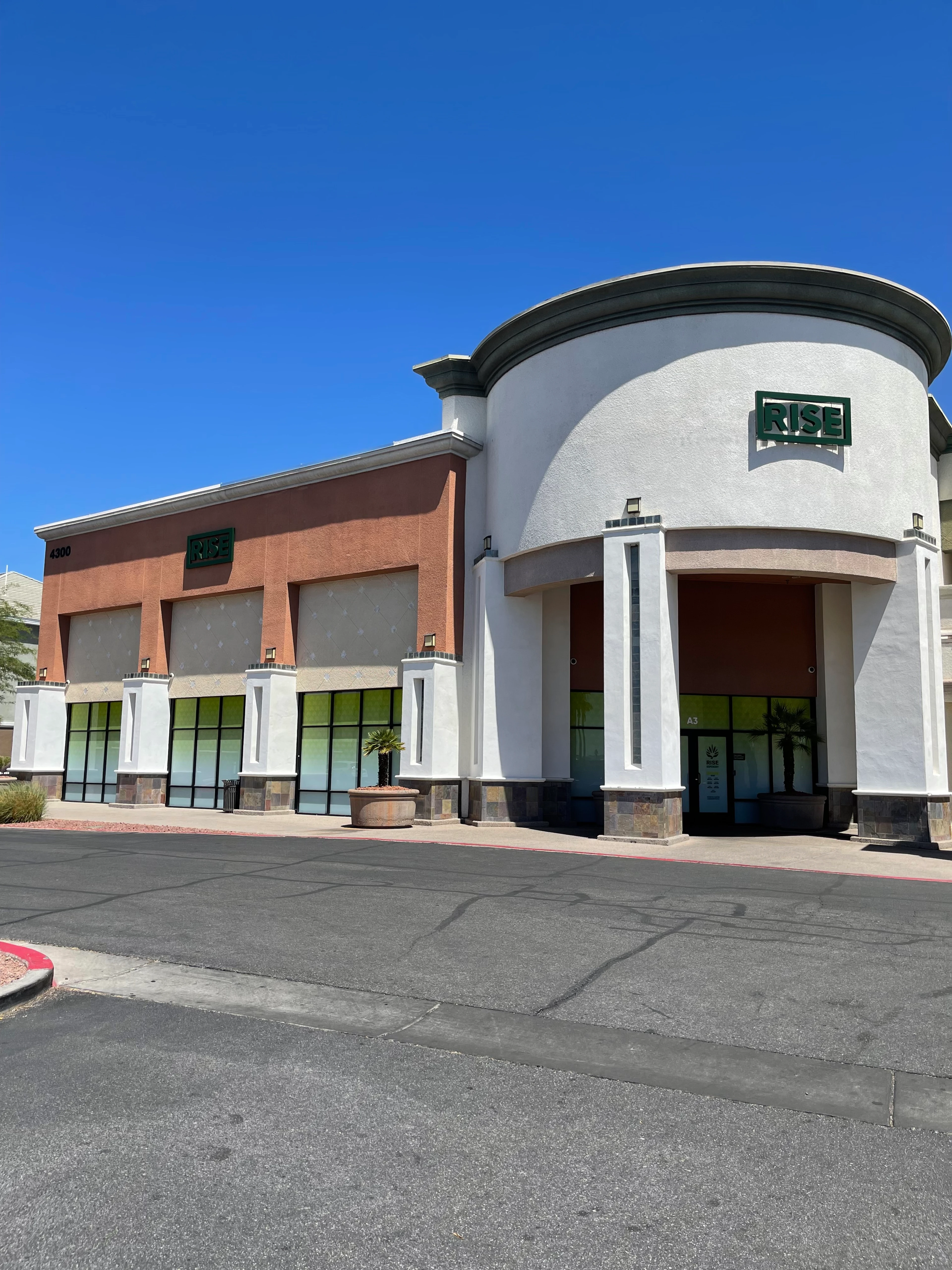 Licensed cannabis dispensary storefront in Nevada