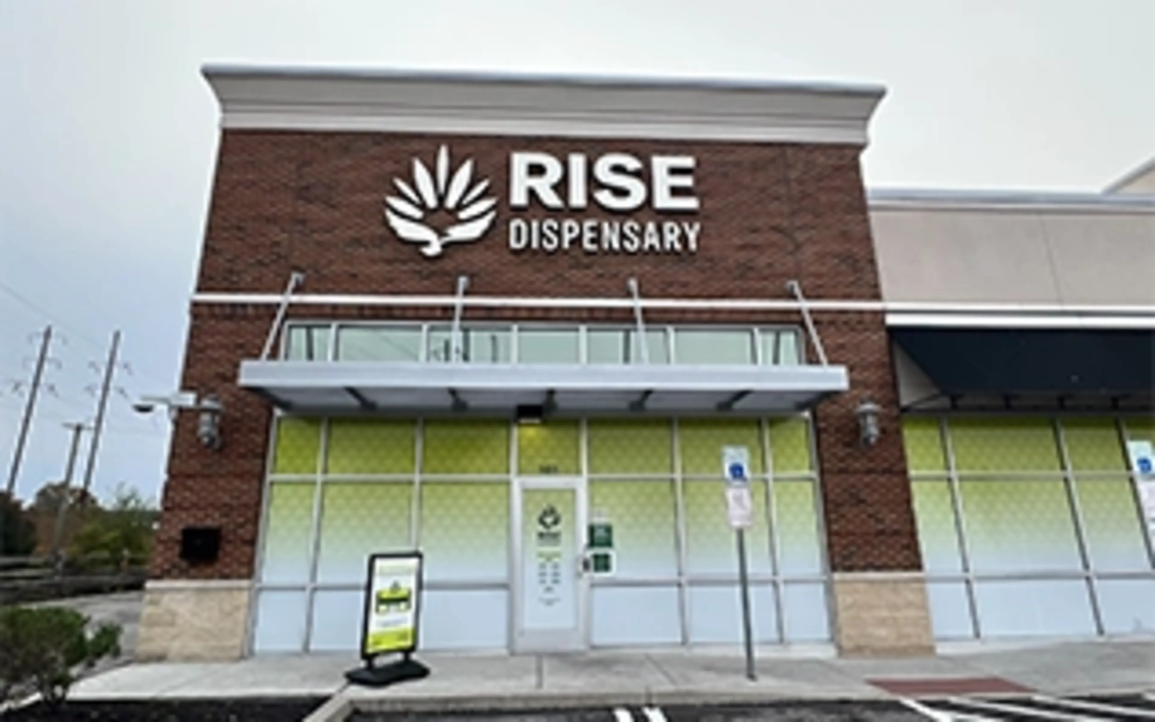 RISE cannabis dispensary Pennsylvania storefront.