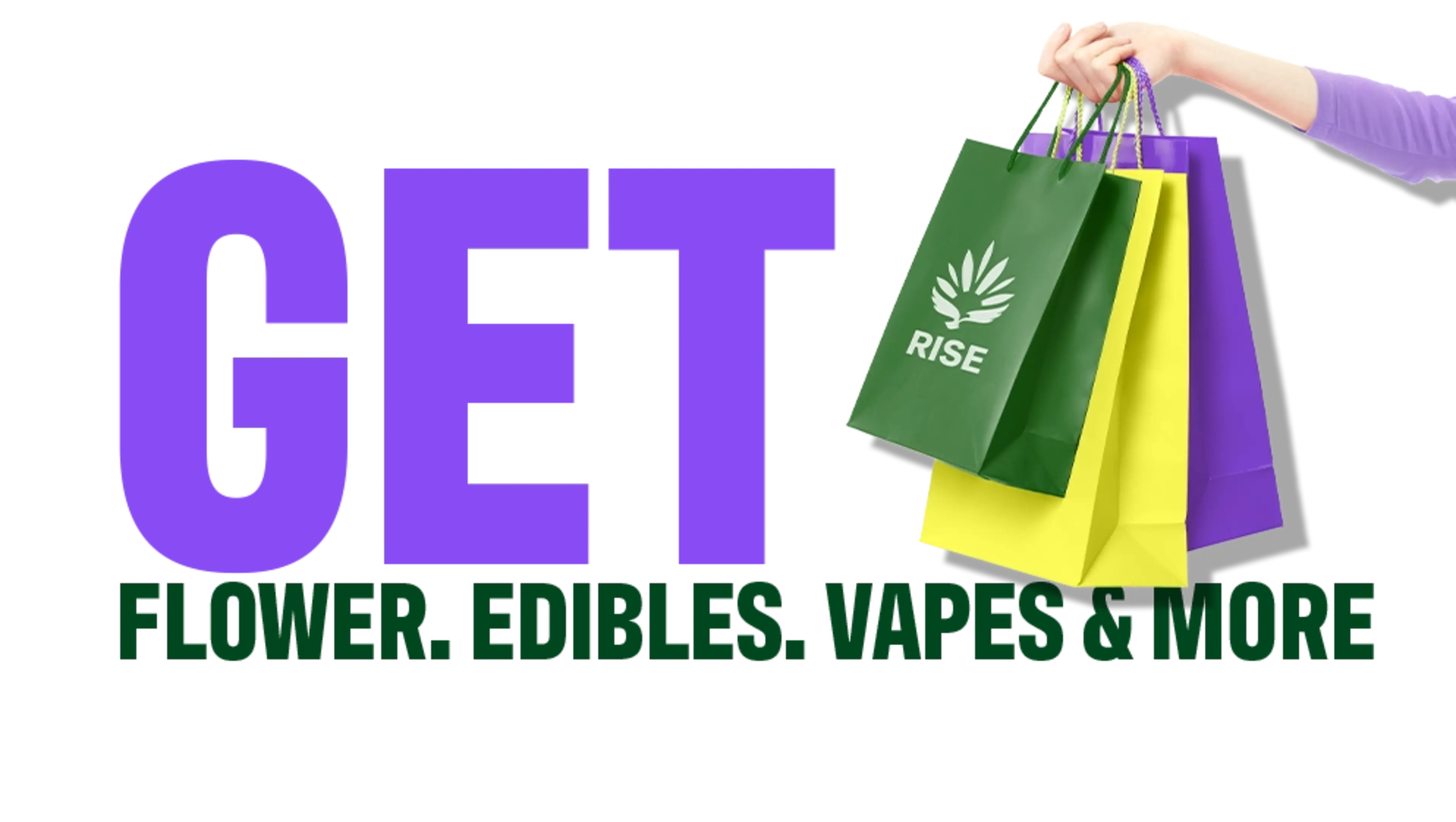shop flower, vape, edibles and more