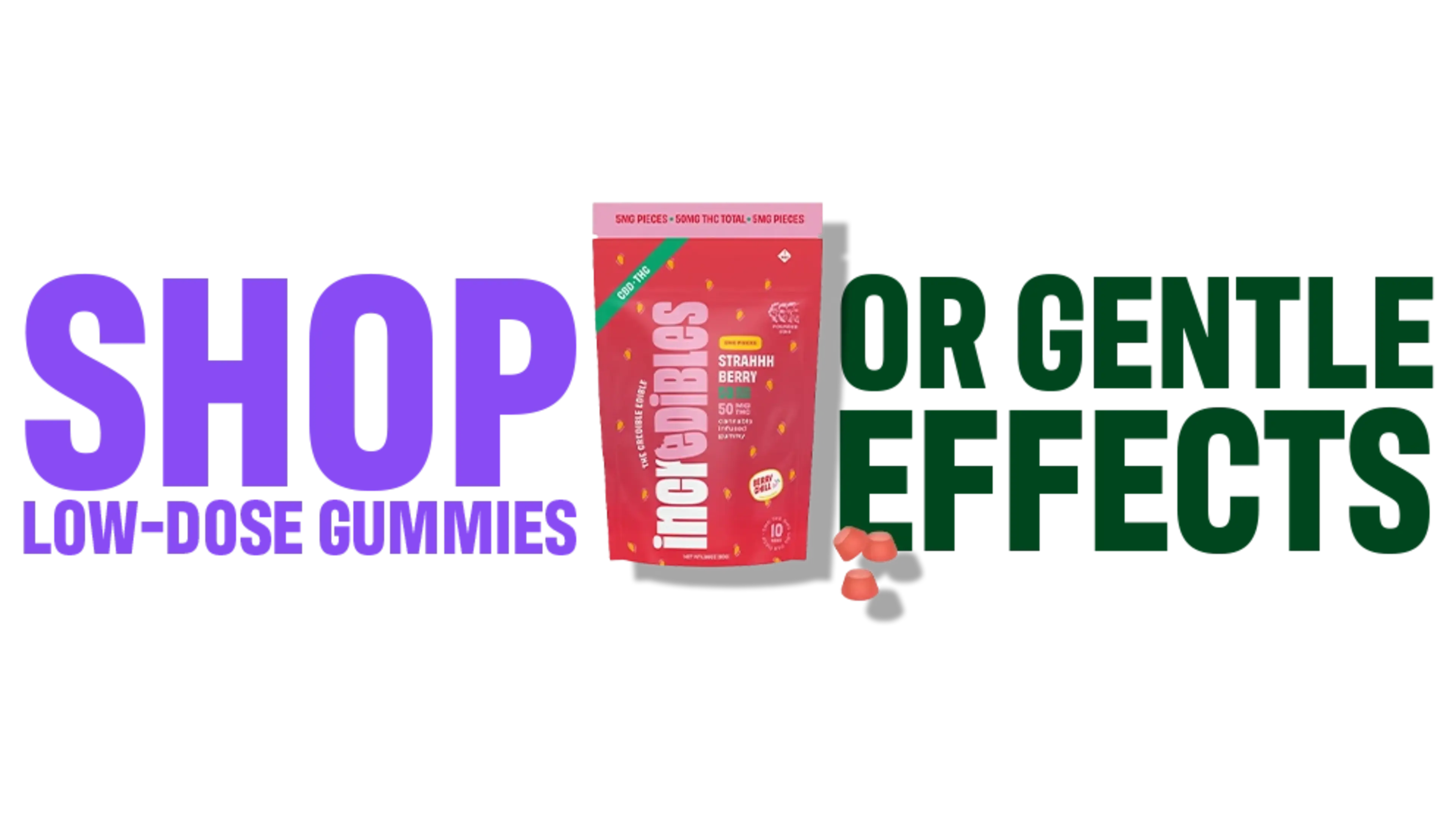 Low-Dose Gummies for Gentle Effects