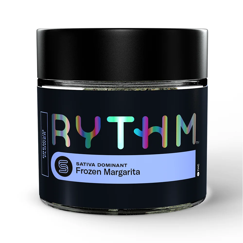 RYTHM-Flower-SATIVA-FrozenMargarita-Jar-7g-Img1