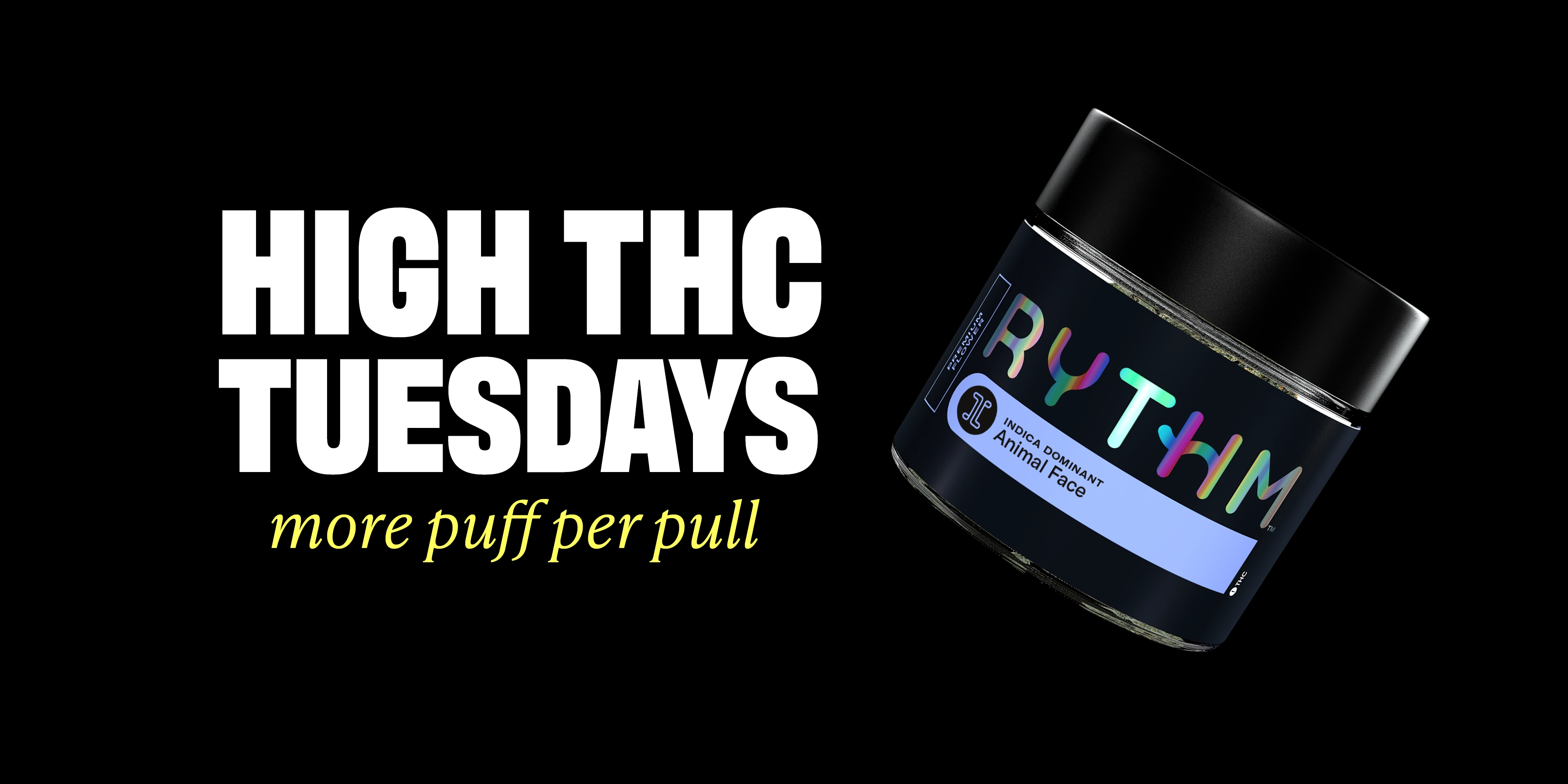 High THC Tuesday Refresh RYTHM-jar C-01-HeroHomepage-New-Desktop 3840x1920 V001