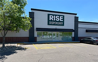 RISE cannabis dispensary Minnesota storefront.