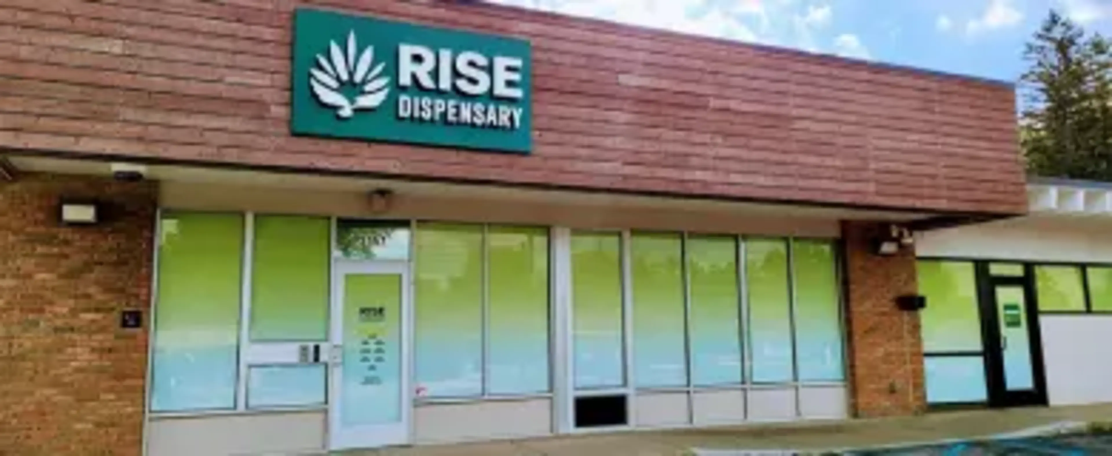 RISE cannabis dispensary Ohio storefront. RISE cannabis dispensary Ohio storefront.