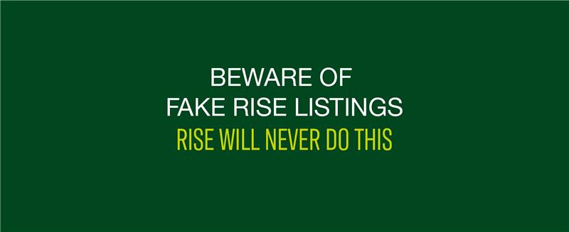 Beware of Fake RISE Listings: How to Stay Safe