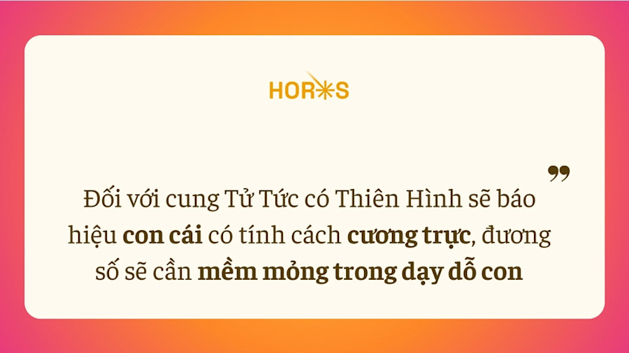 Sao Thiên Hình Cung Tử Tức