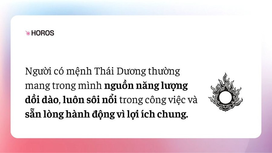 Chính Tinh Kép Thái Dương Cự Môn - Mẫu Người Sắc Sảo, Lập Trường Vững Chắc
