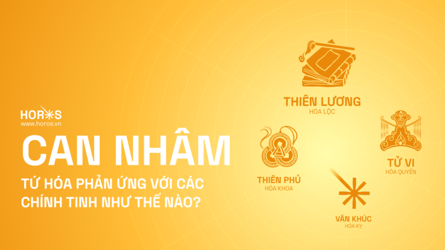 Tứ Hoá Phản Ứng Với Các Chính Tinh Can Nhâm Như Thế Nào?