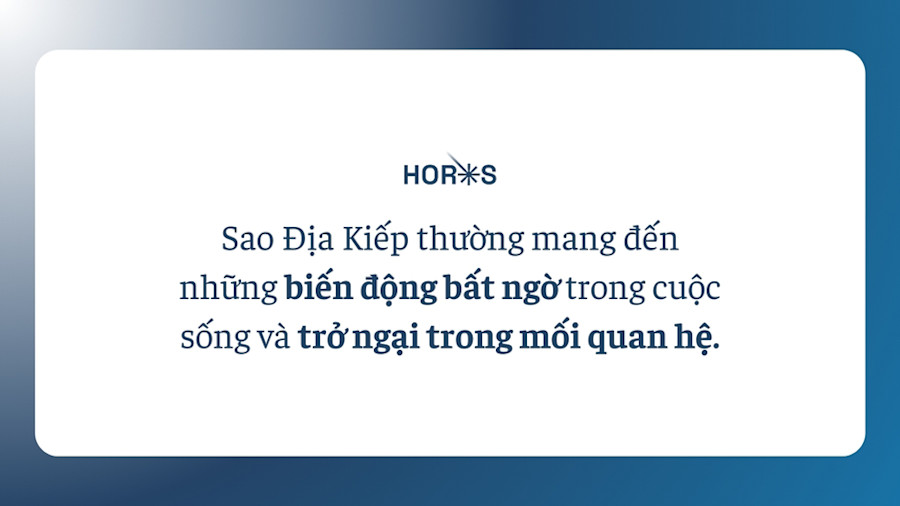 Sao Địa Kiếp Sát Tinh Mang Đến Hung Hiểm