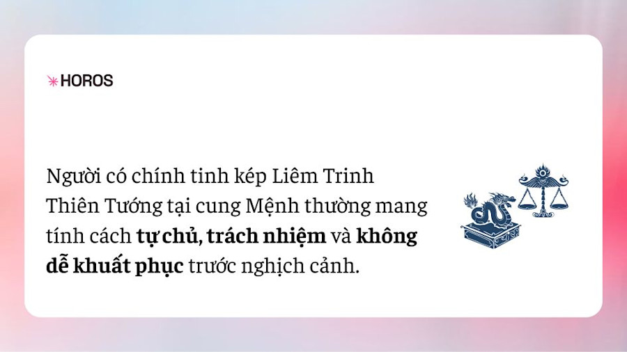 Chính Tinh Kép Liêm Trinh Thiên Tướng: Mẫu Người Trọng Chữ Tín 3