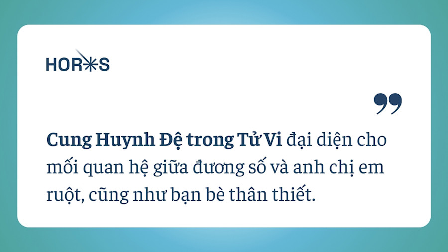 Cung Huynh Đệ Trong Tử Vi