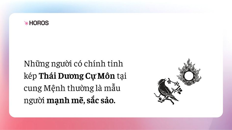 Chính Tinh Kép Thái Dương Cự Môn - Mẫu Người Sắc Sảo, Lập Trường Vững Chắc 2