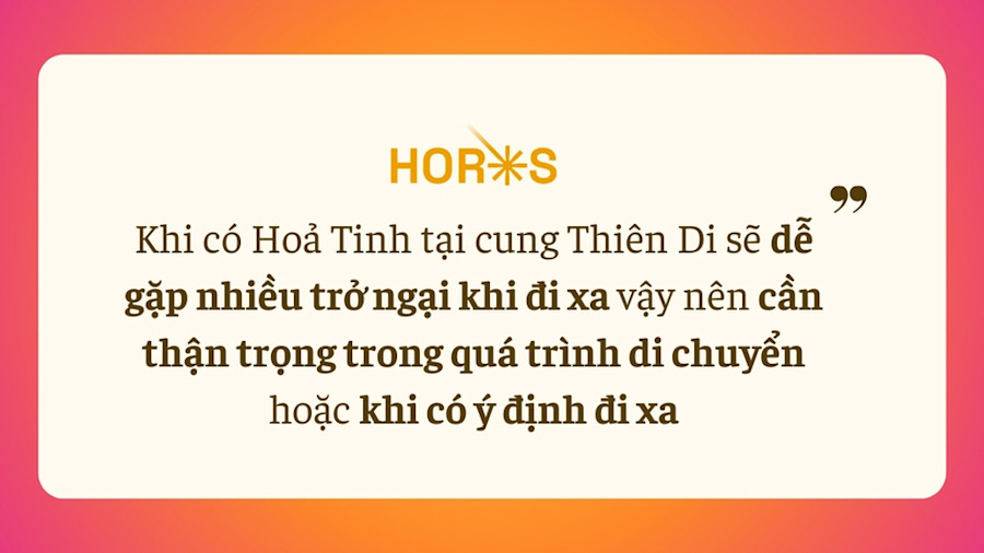 Sao Hoả Tinh Sát Tinh Nóng Nảy Liều Lĩnh