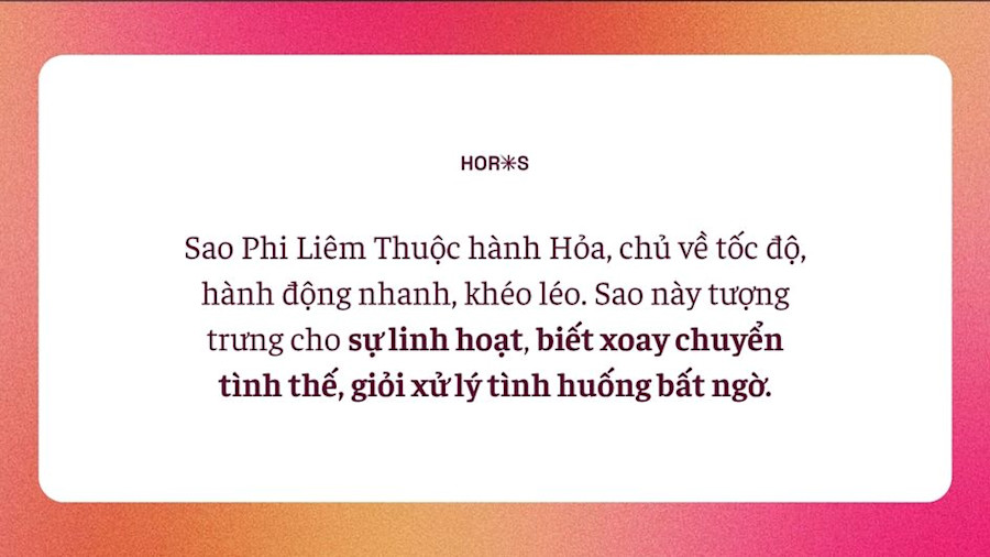 Sao Phi Liêm - Ngôi Sao Hành Động, Phản Ứng Nhanh